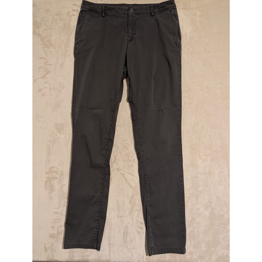 Birddogs Boomstick Dark Gray Chino Pants Mens 36x36 Stretch Preppy Casual